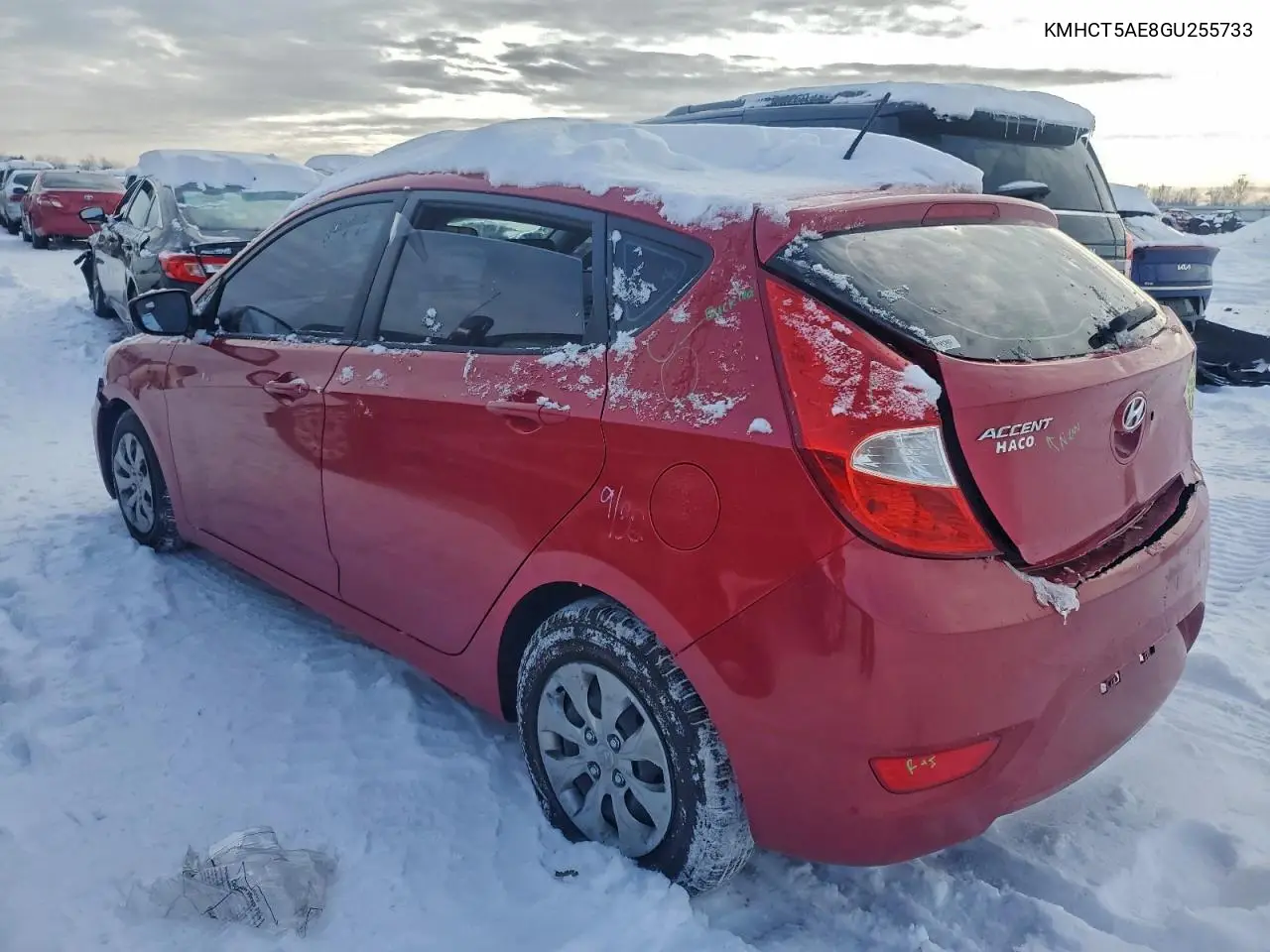 KMHCT5AE8GU255733 2016 Hyundai Accent Se