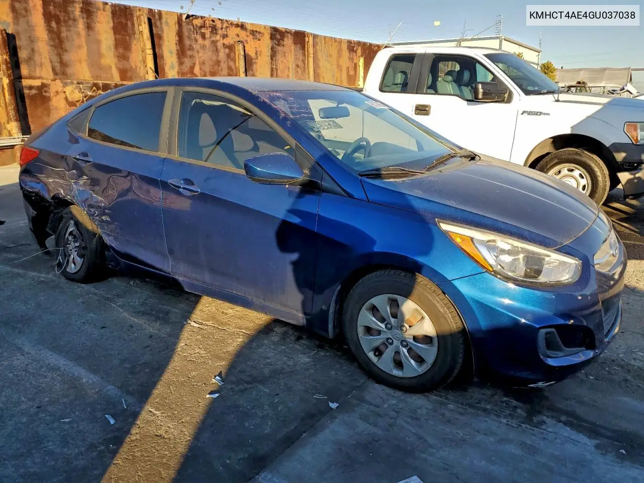 KMHCT4AE4GU037038 2016 Hyundai Accent Se