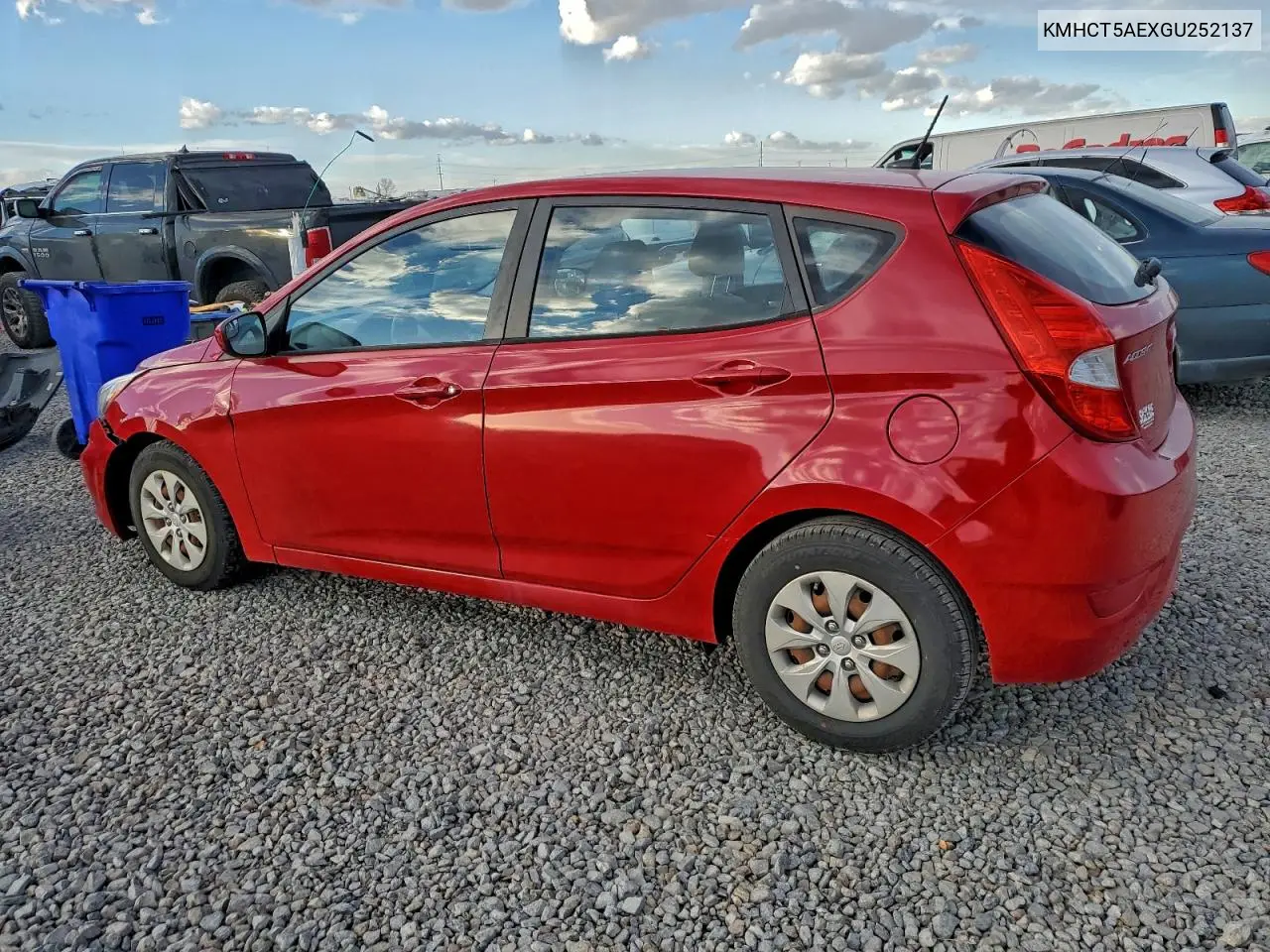 KMHCT5AEXGU252137 2016 Hyundai Accent Se