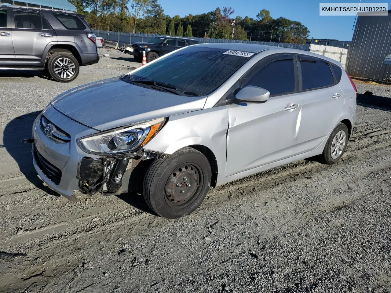 KMHCT5AE0HU301220 2017 Hyundai Accent Se