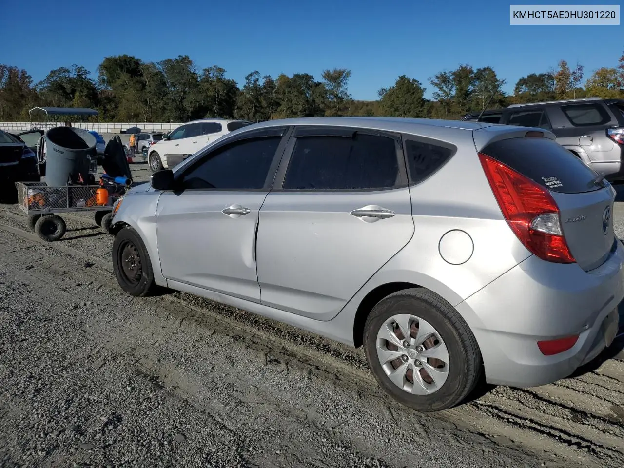 KMHCT5AE0HU301220 2017 Hyundai Accent Se