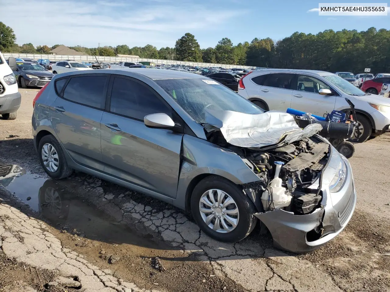 KMHCT5AE4HU355653 2017 Hyundai Accent Se