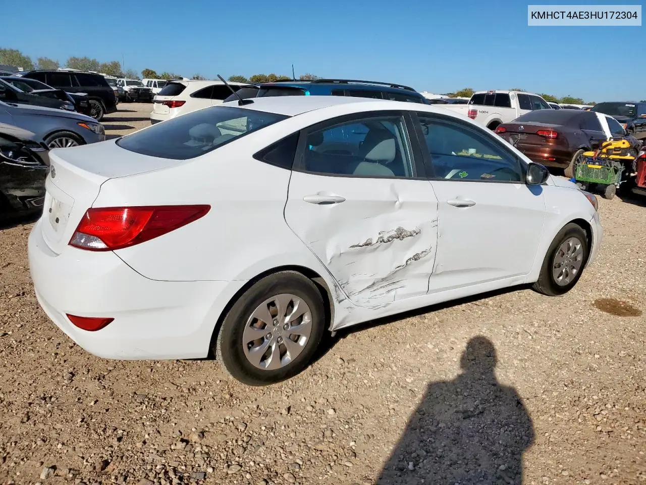KMHCT4AE3HU172304 2017 Hyundai Accent Se