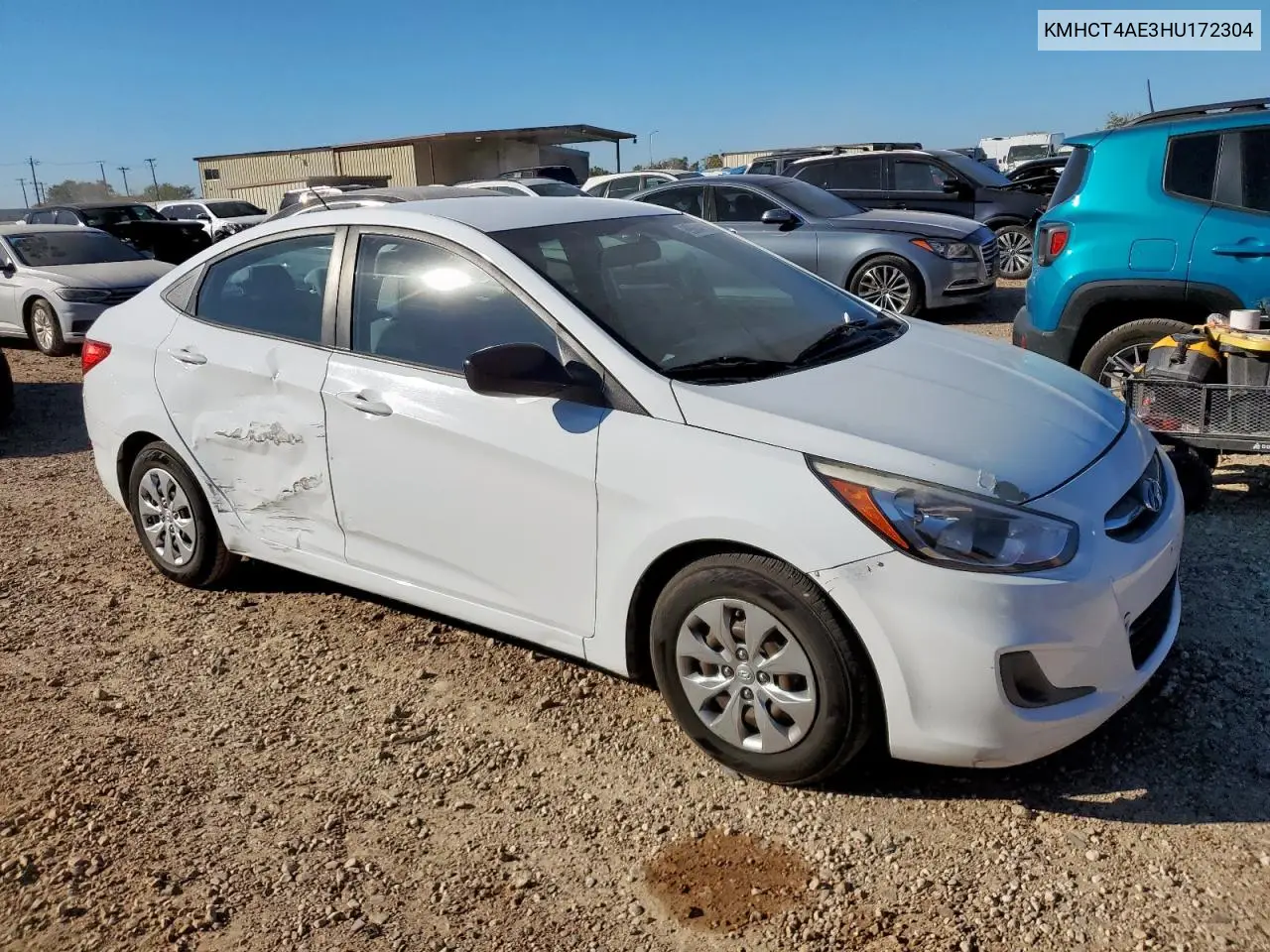 KMHCT4AE3HU172304 2017 Hyundai Accent Se