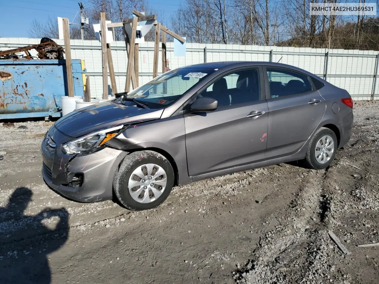 KMHCT4AE2HU369531 2017 Hyundai Accent Se