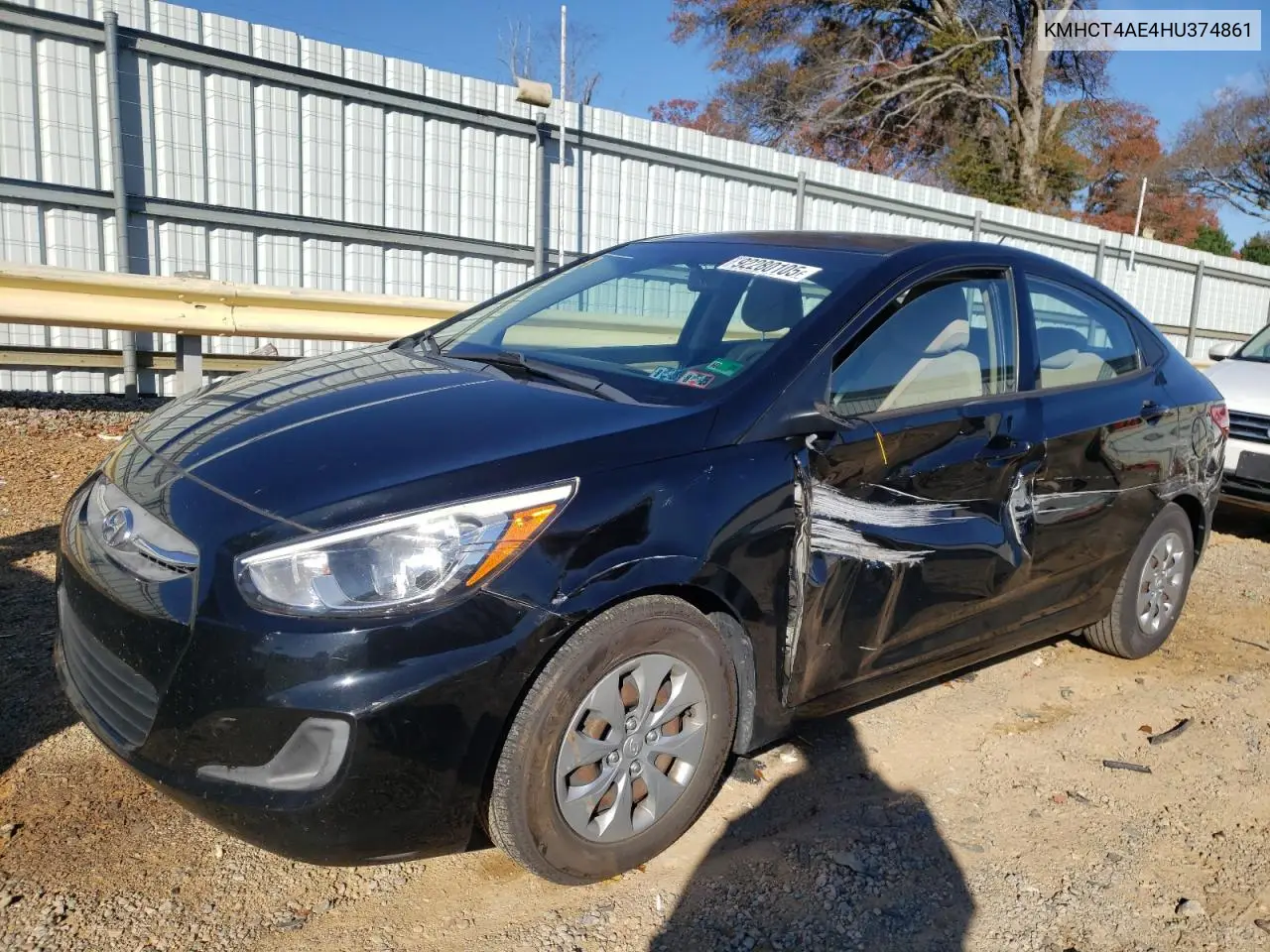 KMHCT4AE4HU374861 2017 Hyundai Accent Se