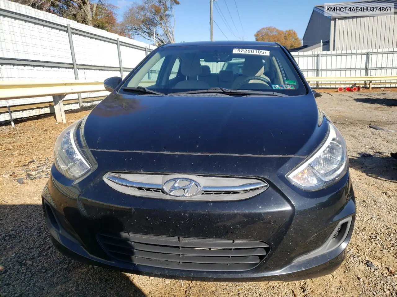 KMHCT4AE4HU374861 2017 Hyundai Accent Se