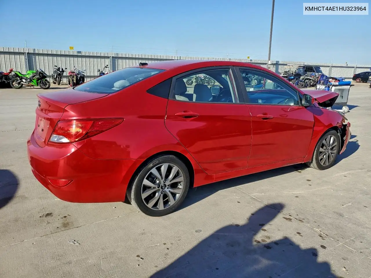 KMHCT4AE1HU323964 2017 Hyundai Accent Se