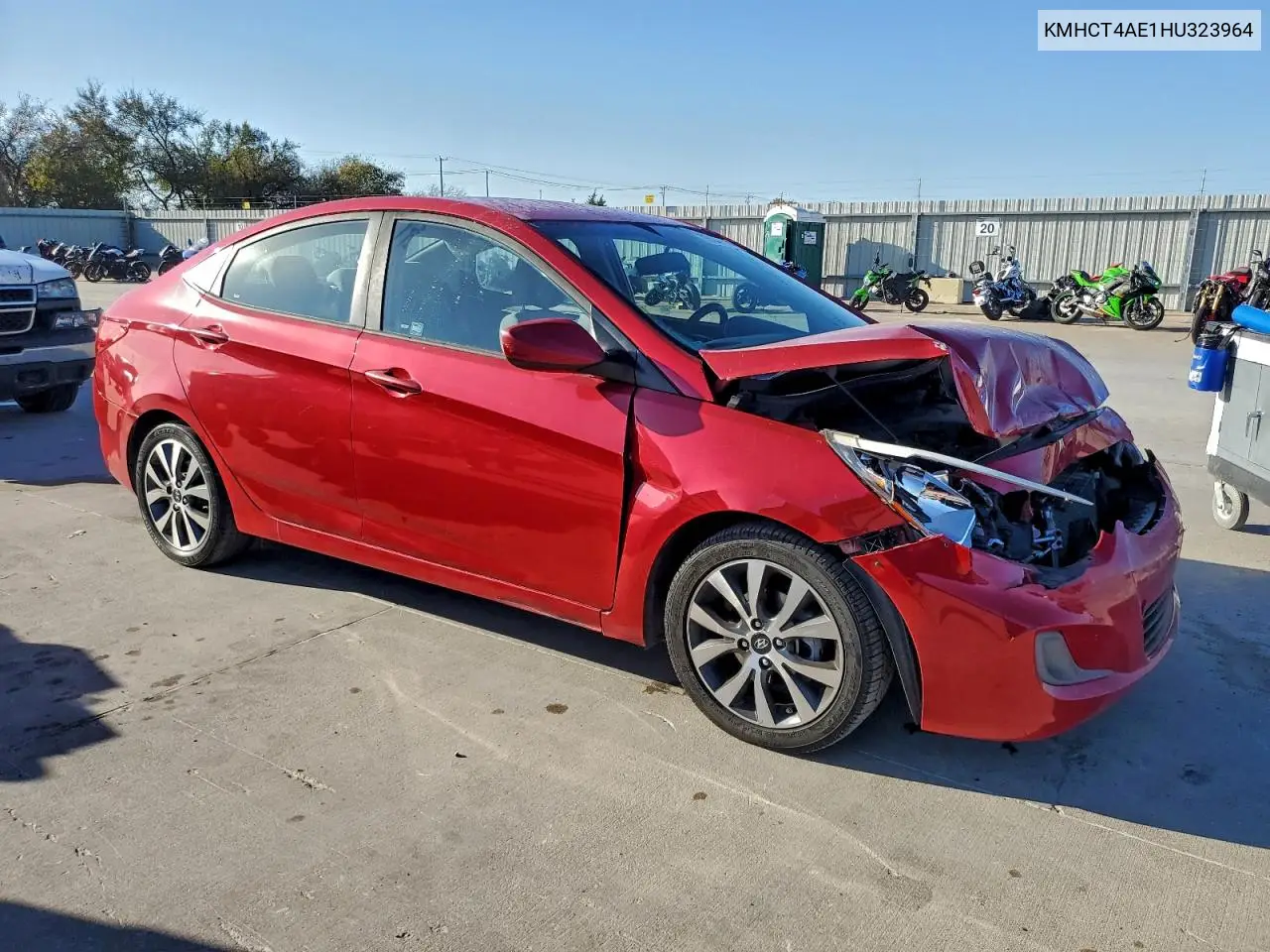 KMHCT4AE1HU323964 2017 Hyundai Accent Se