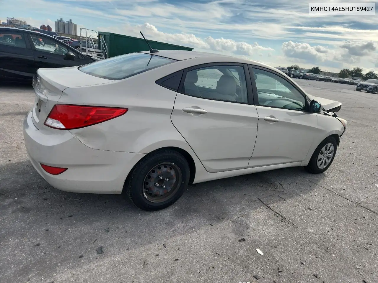 KMHCT4AE5HU189427 2017 Hyundai Accent Se