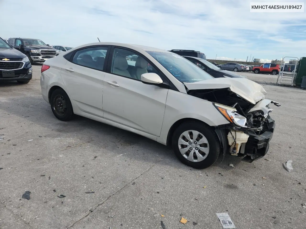 KMHCT4AE5HU189427 2017 Hyundai Accent Se