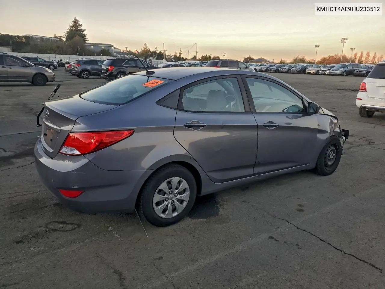 KMHCT4AE9HU233512 2017 Hyundai Accent Se