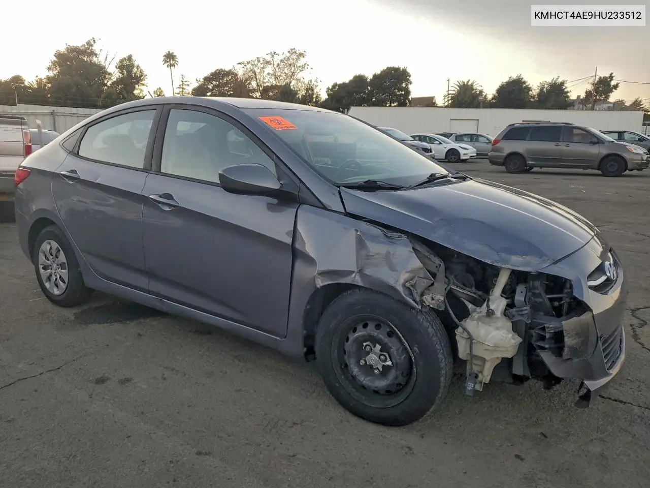 KMHCT4AE9HU233512 2017 Hyundai Accent Se