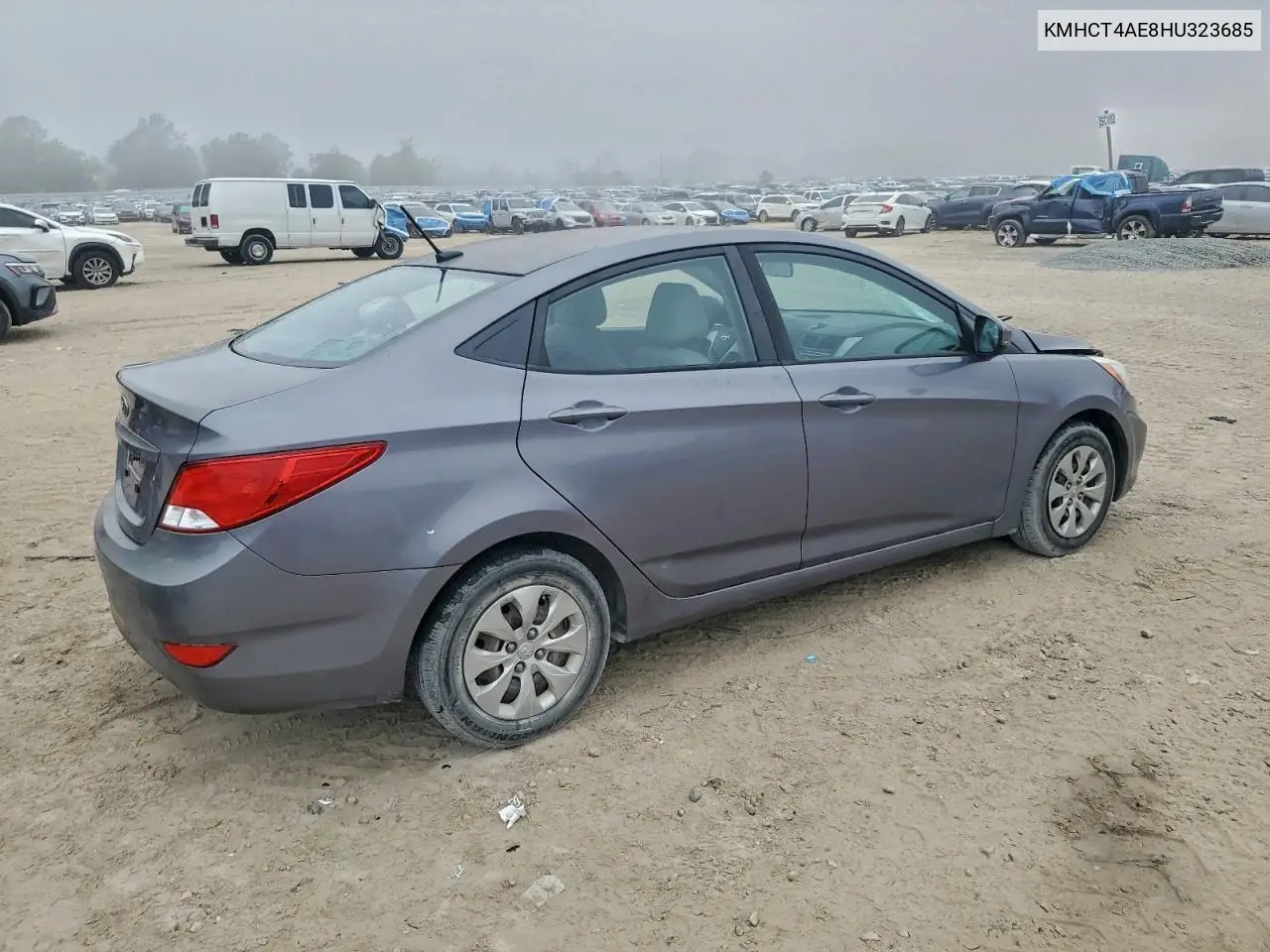 KMHCT4AE8HU323685 2017 Hyundai Accent Se