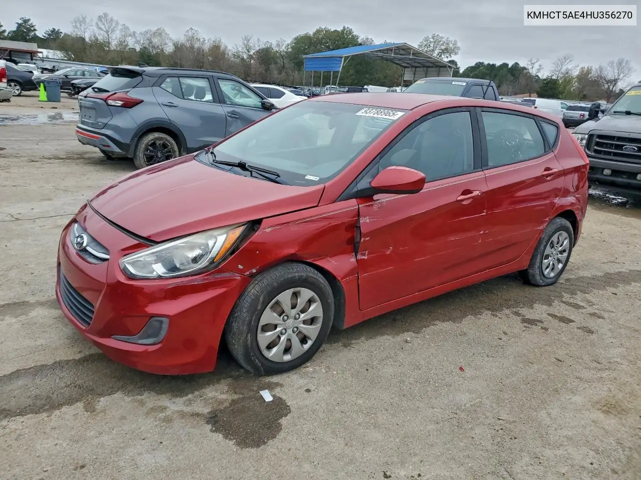 KMHCT5AE4HU356270 2017 Hyundai Accent Se