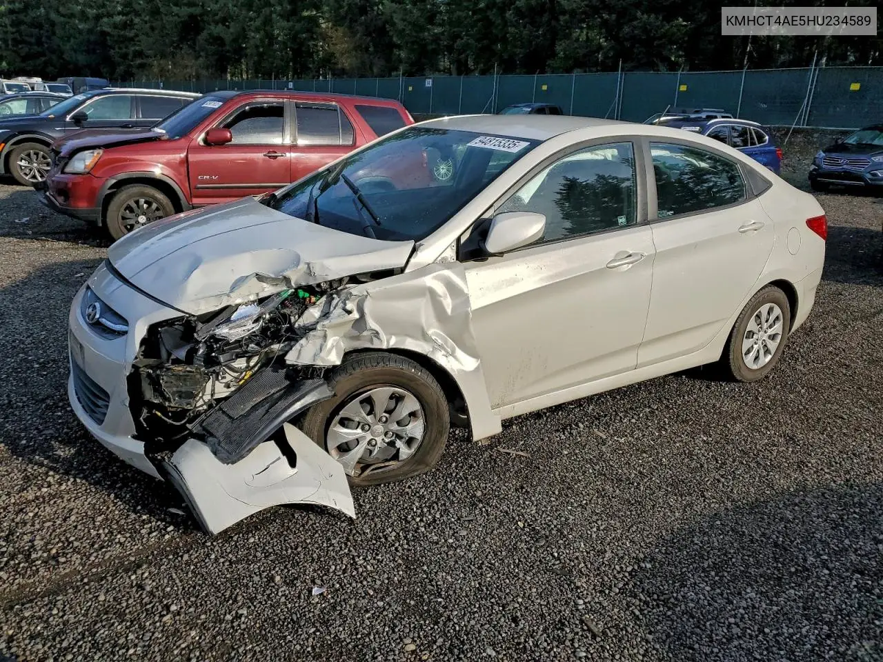 KMHCT4AE5HU234589 2017 Hyundai Accent Se