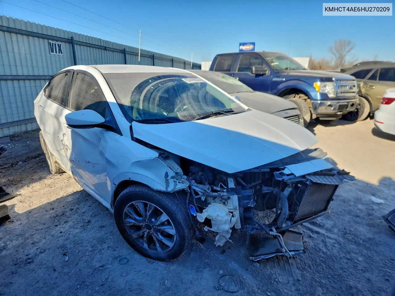 KMHCT4AE6HU270209 2017 Hyundai Accent Se
