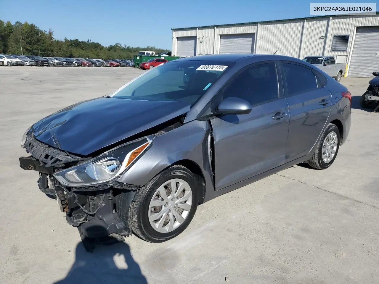 3KPC24A36JE021046 2018 Hyundai Accent Se