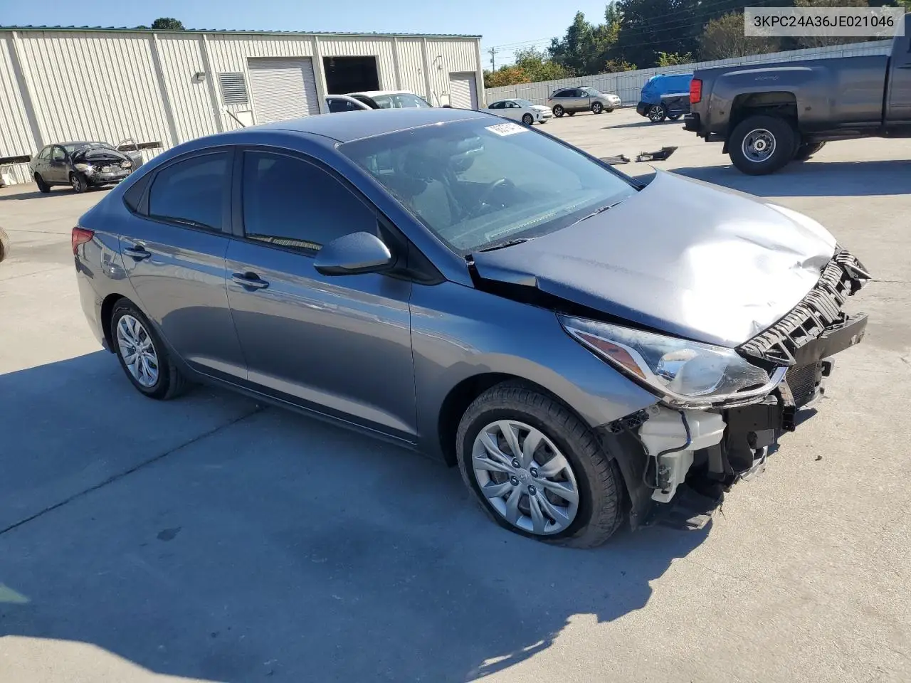 3KPC24A36JE021046 2018 Hyundai Accent Se