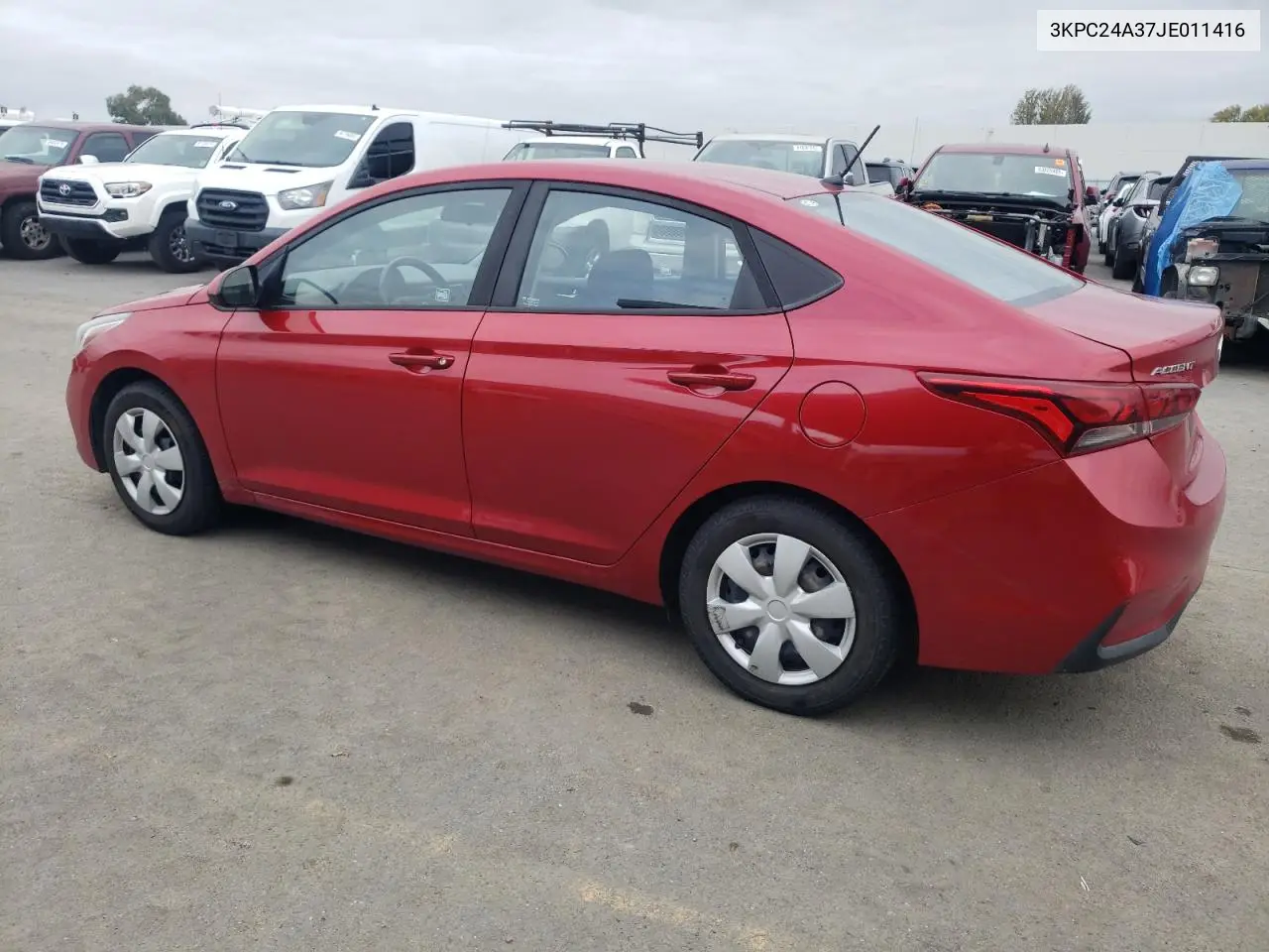 3KPC24A37JE011416 2018 Hyundai Accent Se