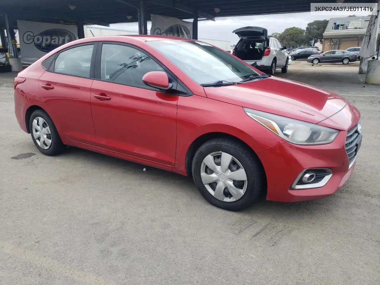 3KPC24A37JE011416 2018 Hyundai Accent Se