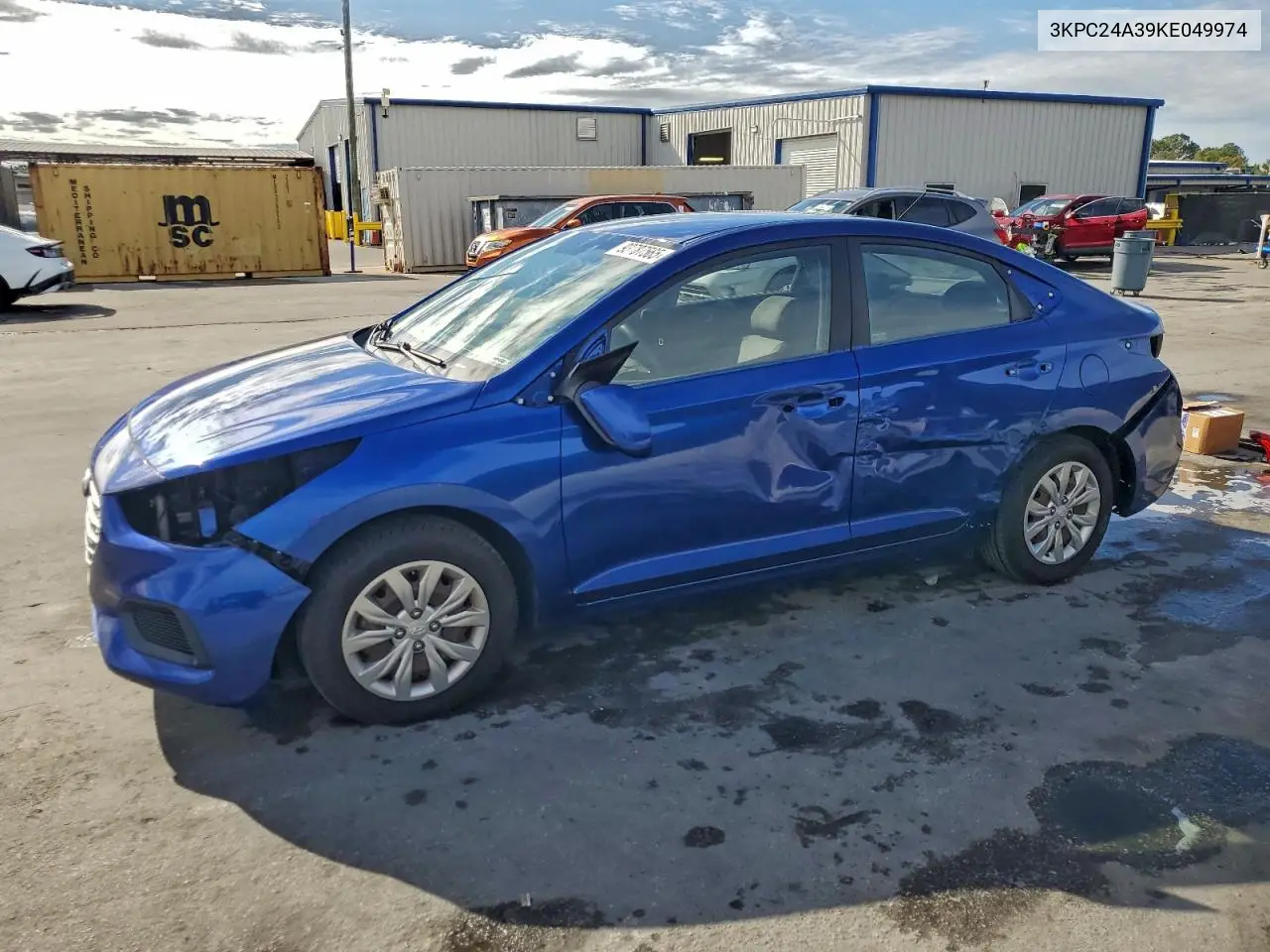 3KPC24A39KE049974 2019 Hyundai Accent Se