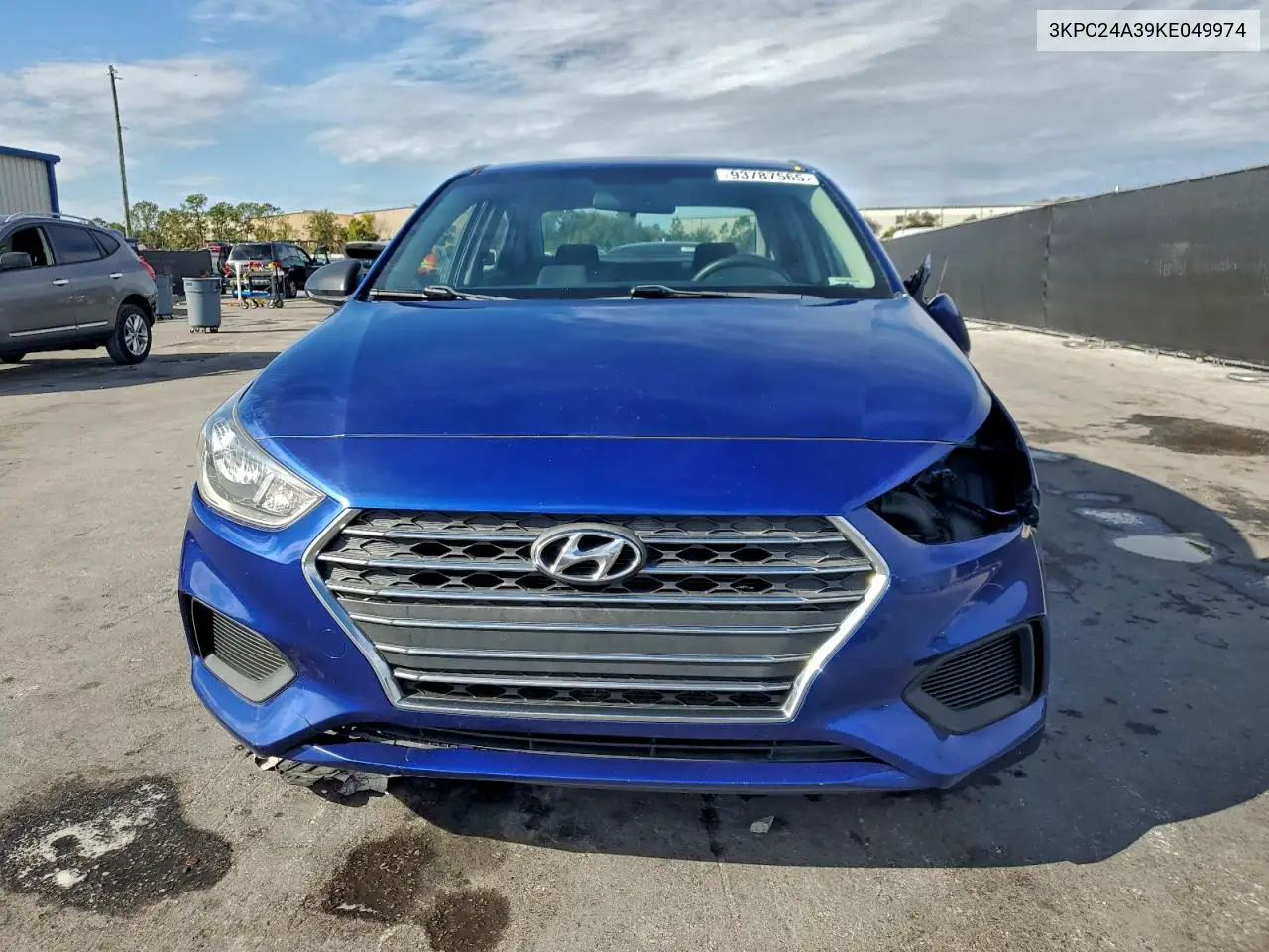 3KPC24A39KE049974 2019 Hyundai Accent Se