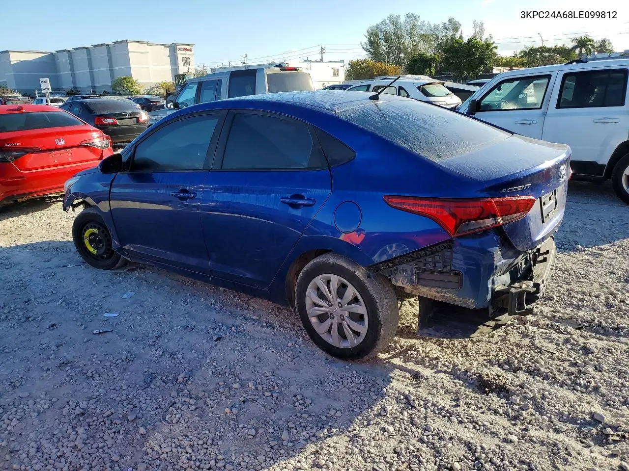 3KPC24A68LE099812 2020 Hyundai Accent Se