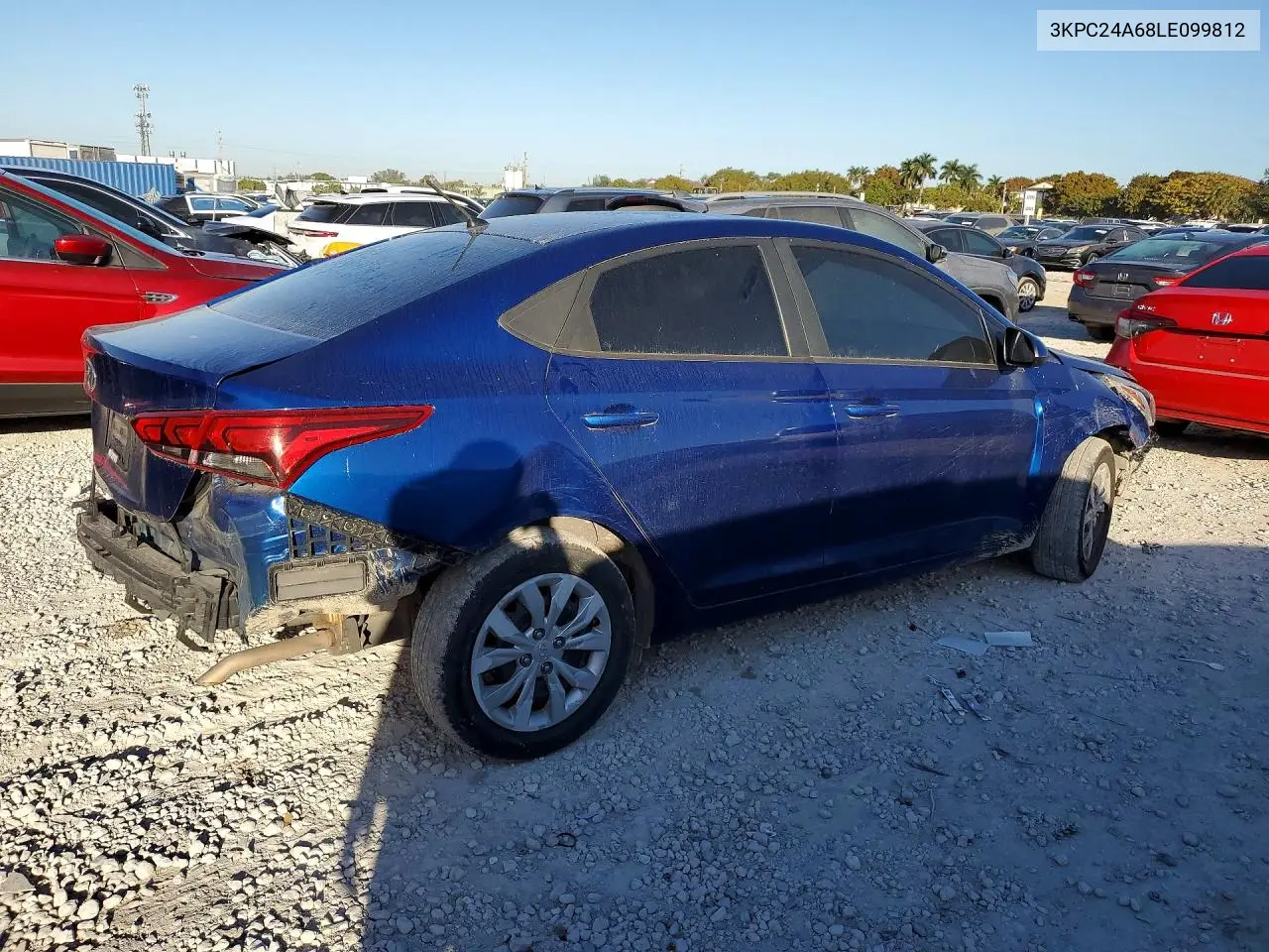 3KPC24A68LE099812 2020 Hyundai Accent Se