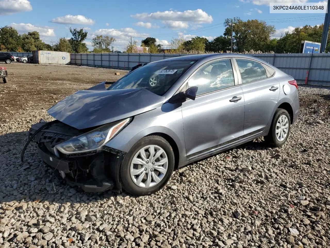 3KPC24A60LE110348 2020 Hyundai Accent Se