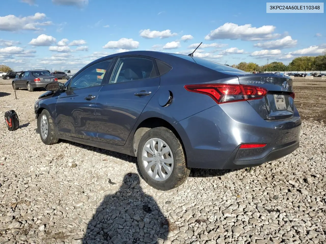 3KPC24A60LE110348 2020 Hyundai Accent Se