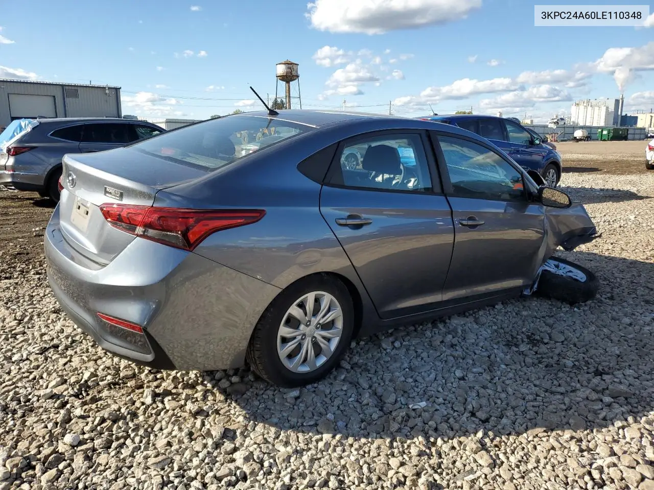 3KPC24A60LE110348 2020 Hyundai Accent Se
