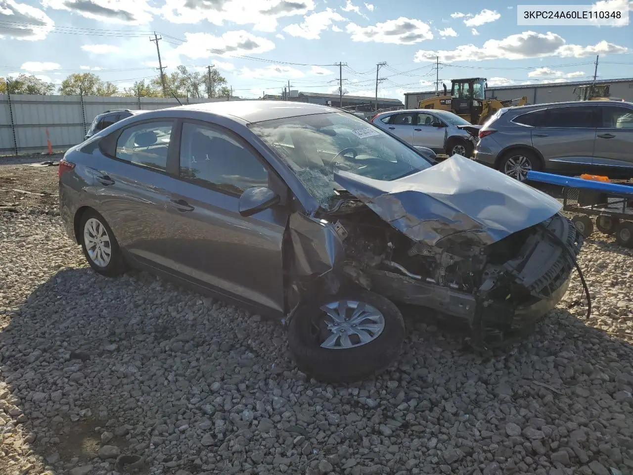 3KPC24A60LE110348 2020 Hyundai Accent Se