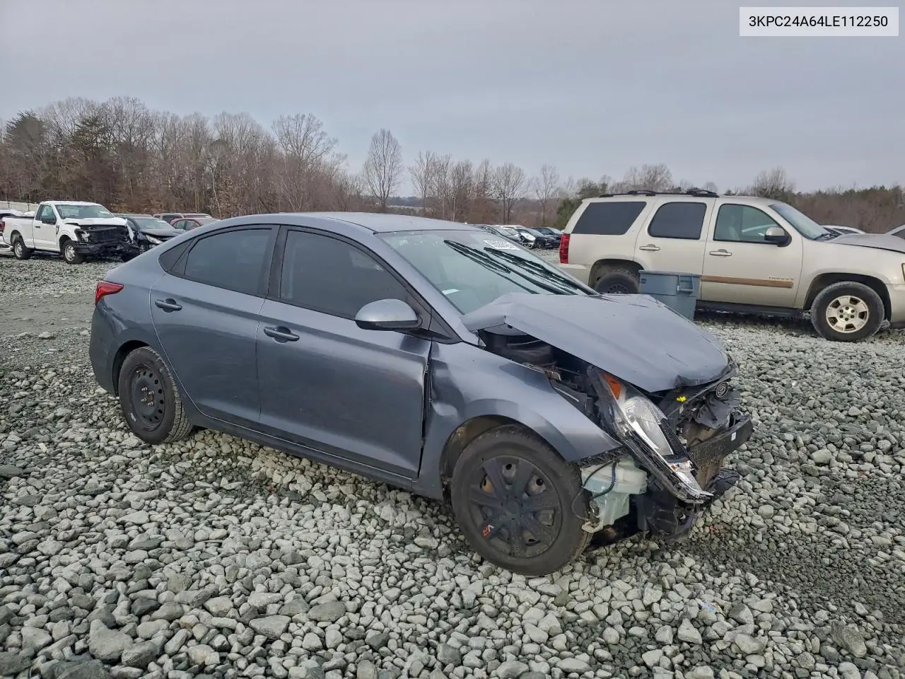 3KPC24A64LE112250 2020 Hyundai Accent Se