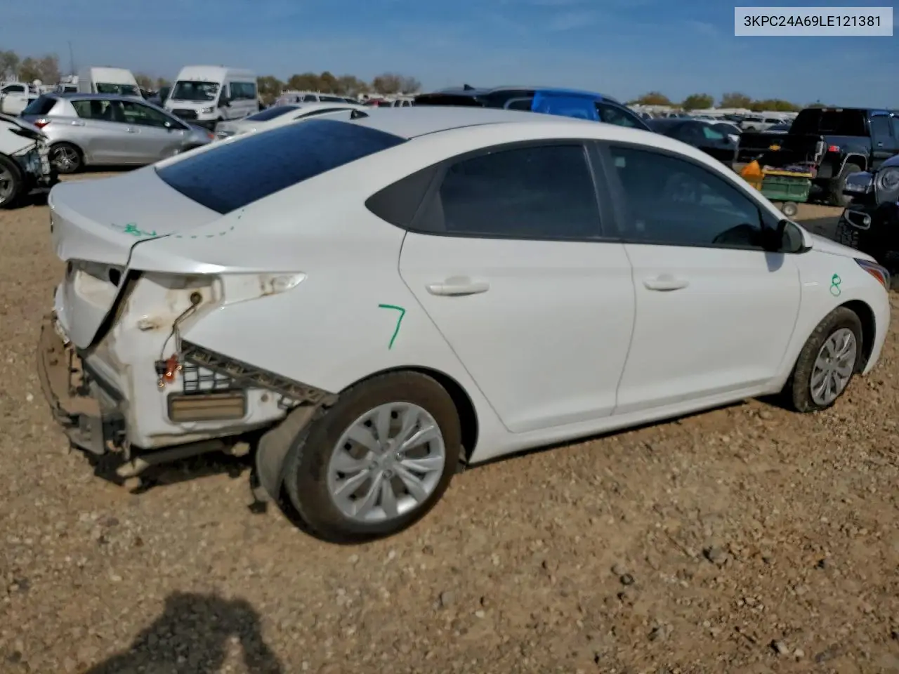 3KPC24A69LE121381 2020 Hyundai Accent Se