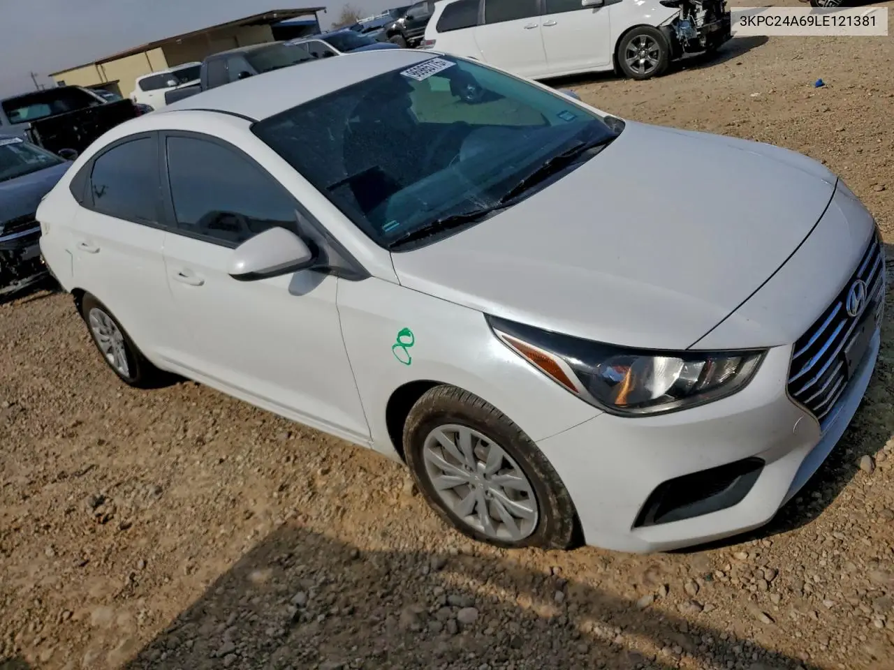 3KPC24A69LE121381 2020 Hyundai Accent Se