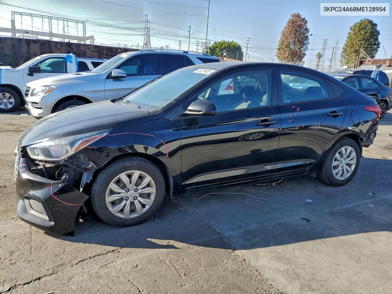 3KPC24A68ME128954 2021 Hyundai Accent Se