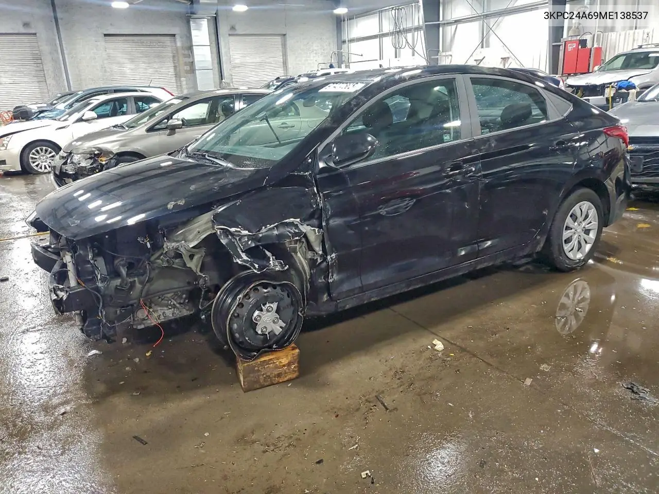 3KPC24A69ME138537 2021 Hyundai Accent Se