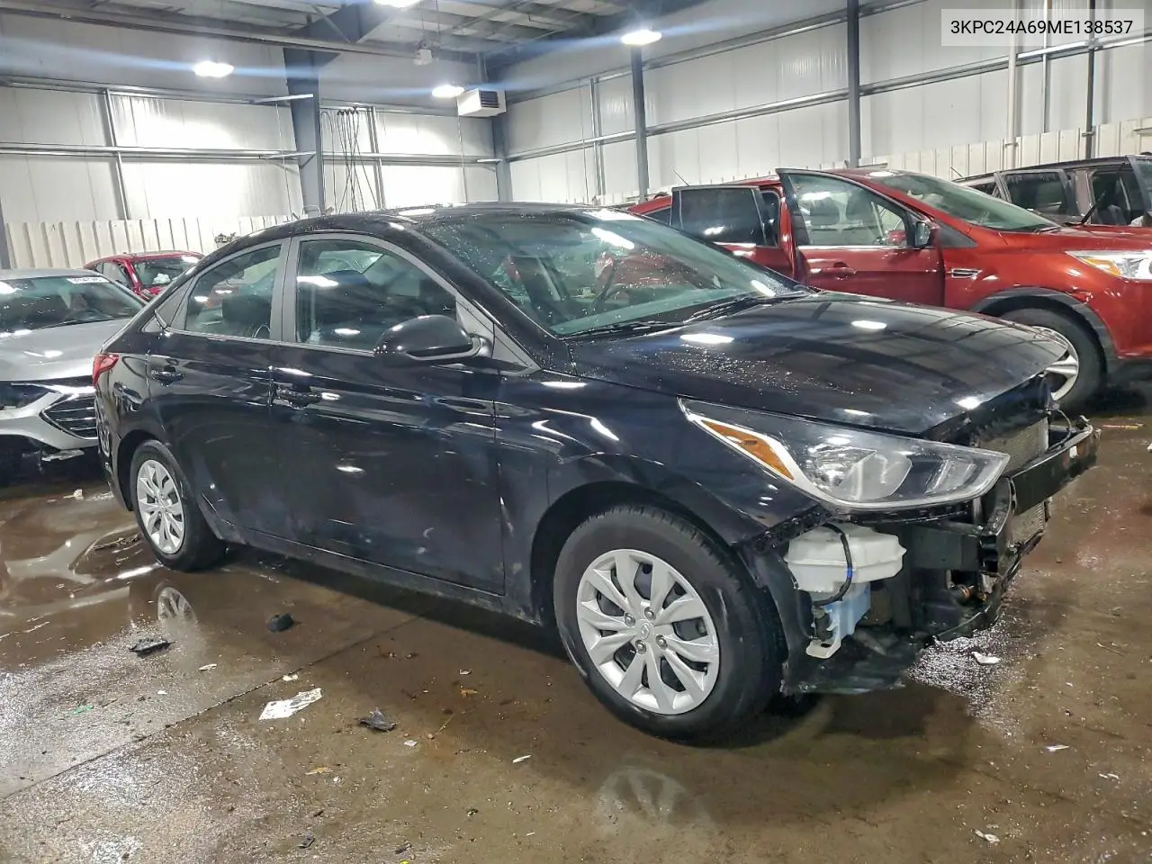 3KPC24A69ME138537 2021 Hyundai Accent Se