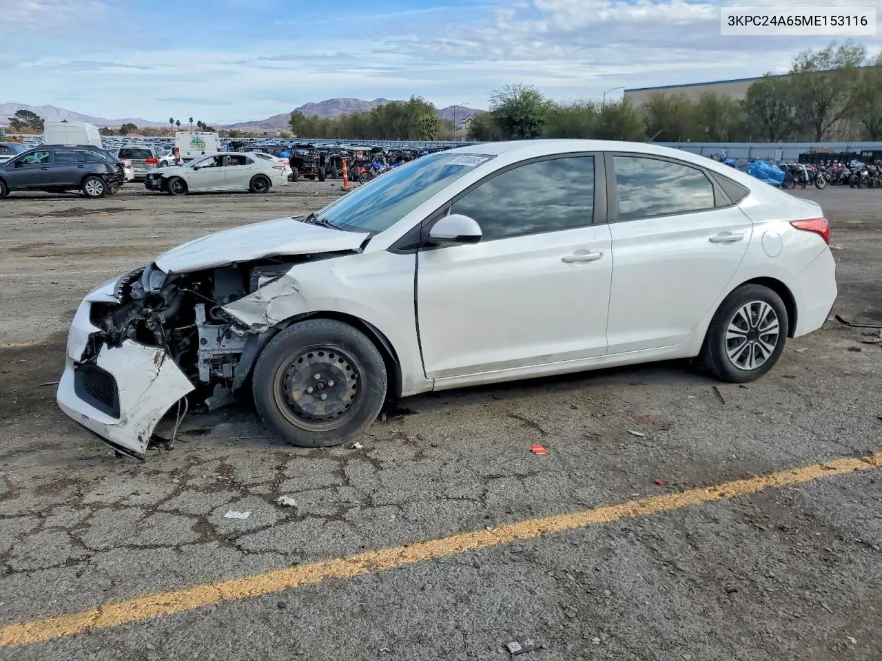 3KPC24A65ME153116 2021 Hyundai Accent Se