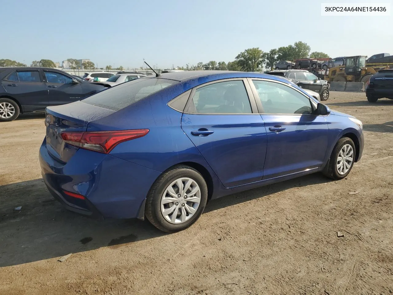 3KPC24A64NE154436 2022 Hyundai Accent Se