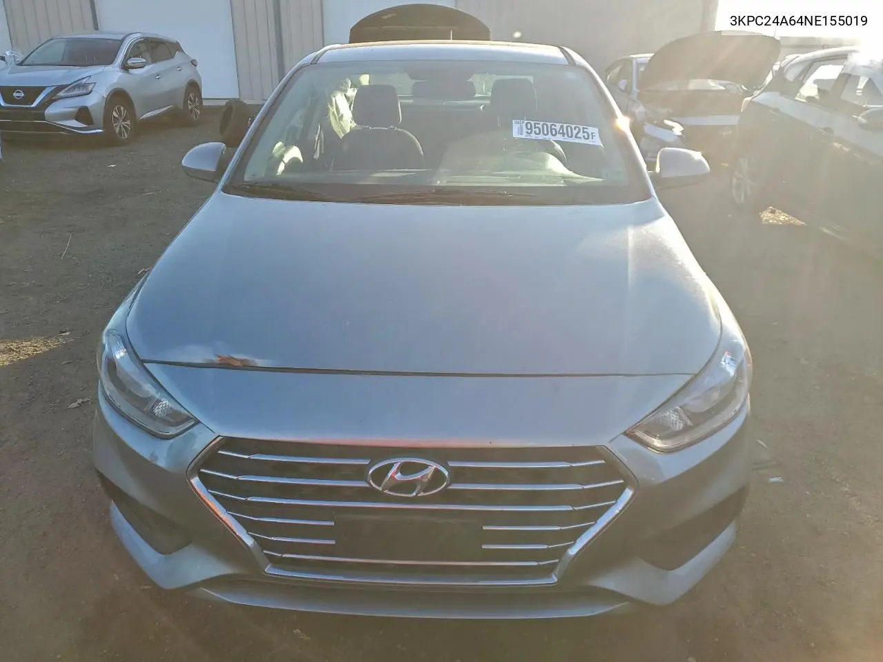 3KPC24A64NE155019 2022 Hyundai Accent Se