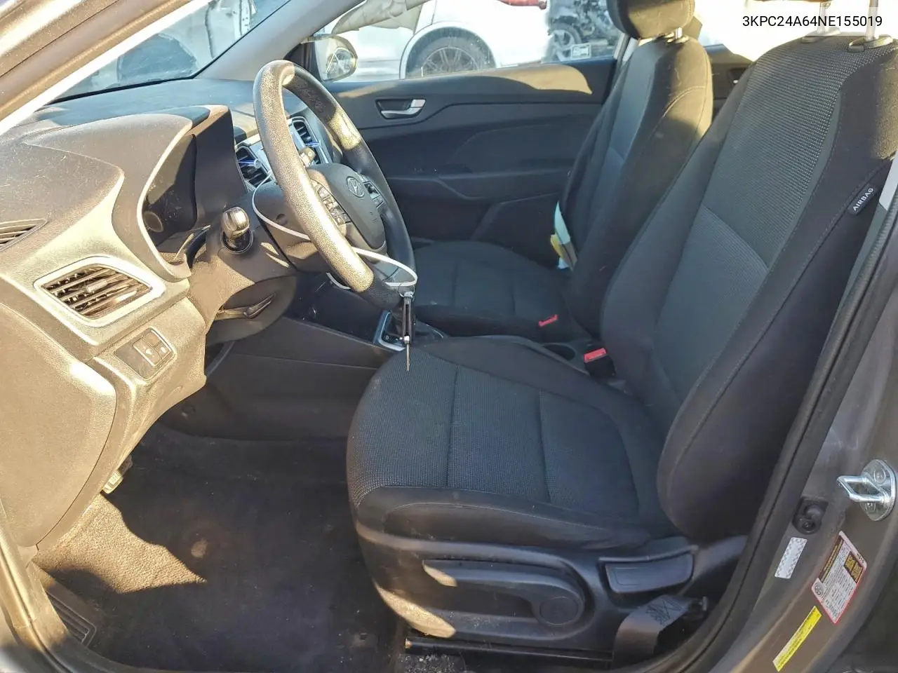 3KPC24A64NE155019 2022 Hyundai Accent Se