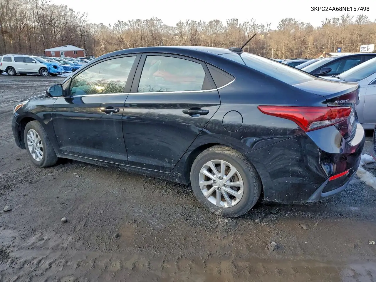 3KPC24A68NE157498 2022 Hyundai Accent Se