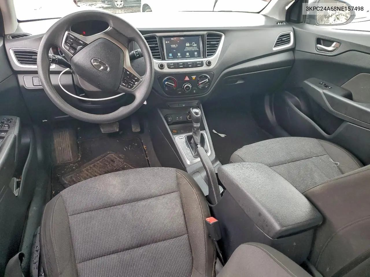 3KPC24A68NE157498 2022 Hyundai Accent Se