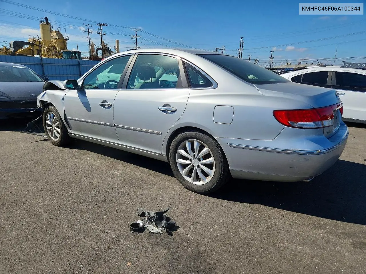 2006 Hyundai Azera Se VIN: KMHFC46F06A100344 Lot: 50998386