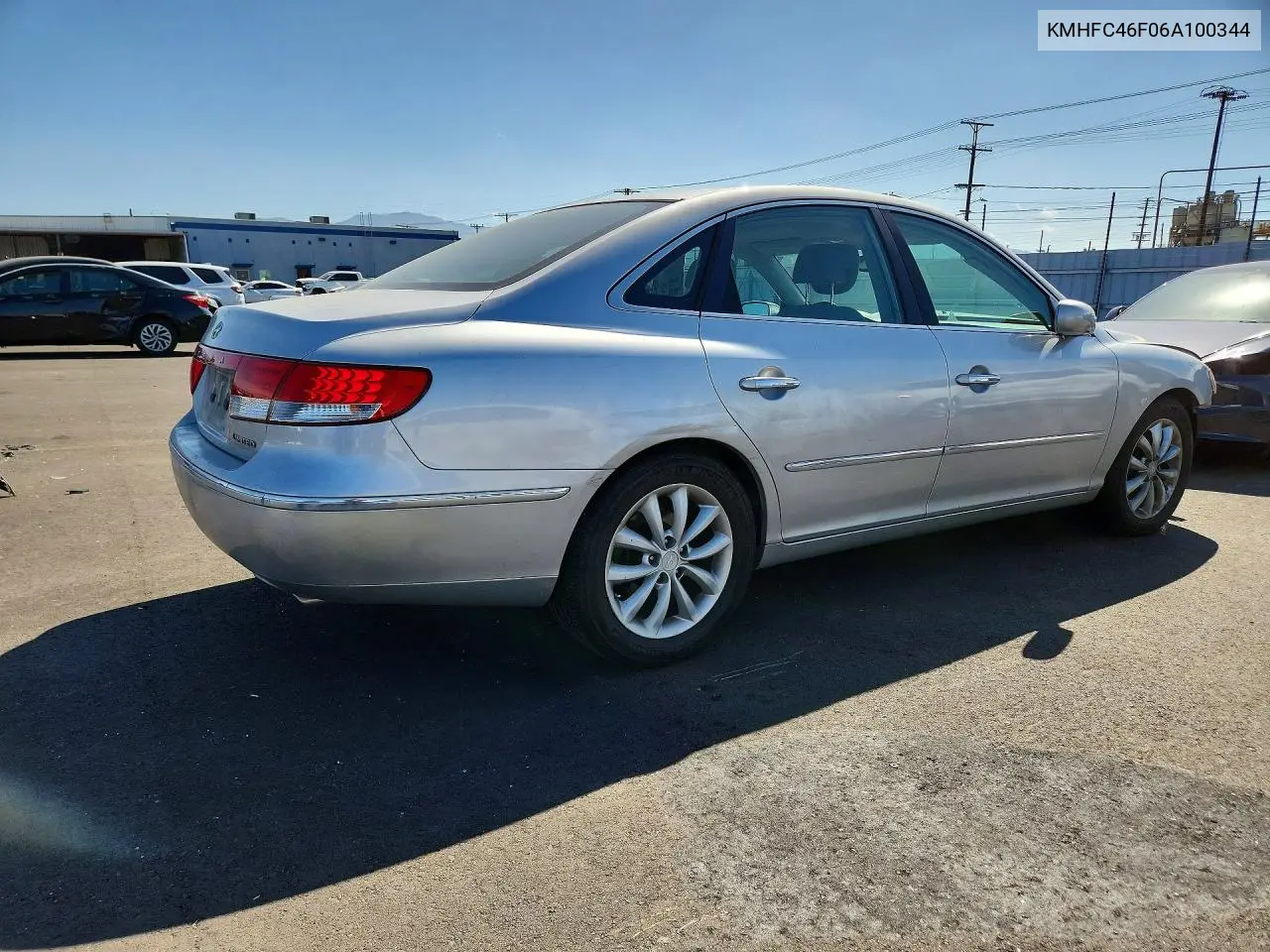 2006 Hyundai Azera Se VIN: KMHFC46F06A100344 Lot: 50998386