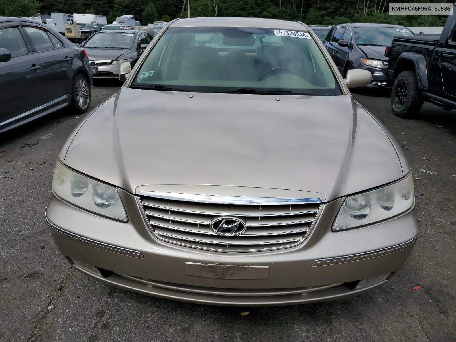 KMHFC46F96A130586 2006 Hyundai Azera Se