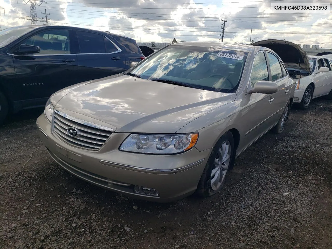 KMHFC46D08A320598 2008 Hyundai Azera Gls