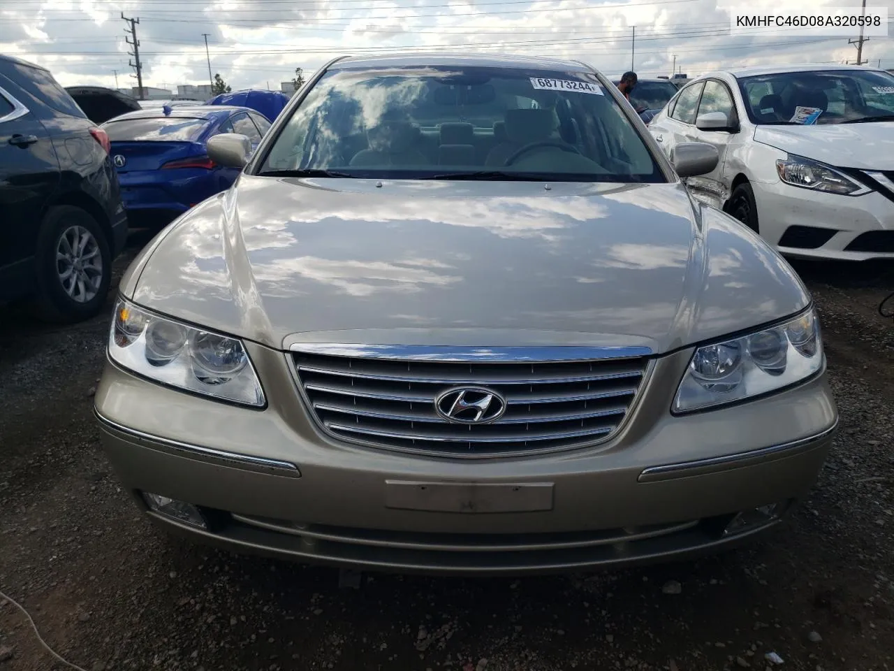 KMHFC46D08A320598 2008 Hyundai Azera Gls